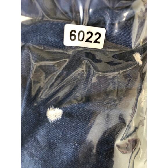 Cupcakes & Cashmere Abacus Dress Polka Dot Tie Straps Lapis Navy & White Medium - Picture 7 of 7